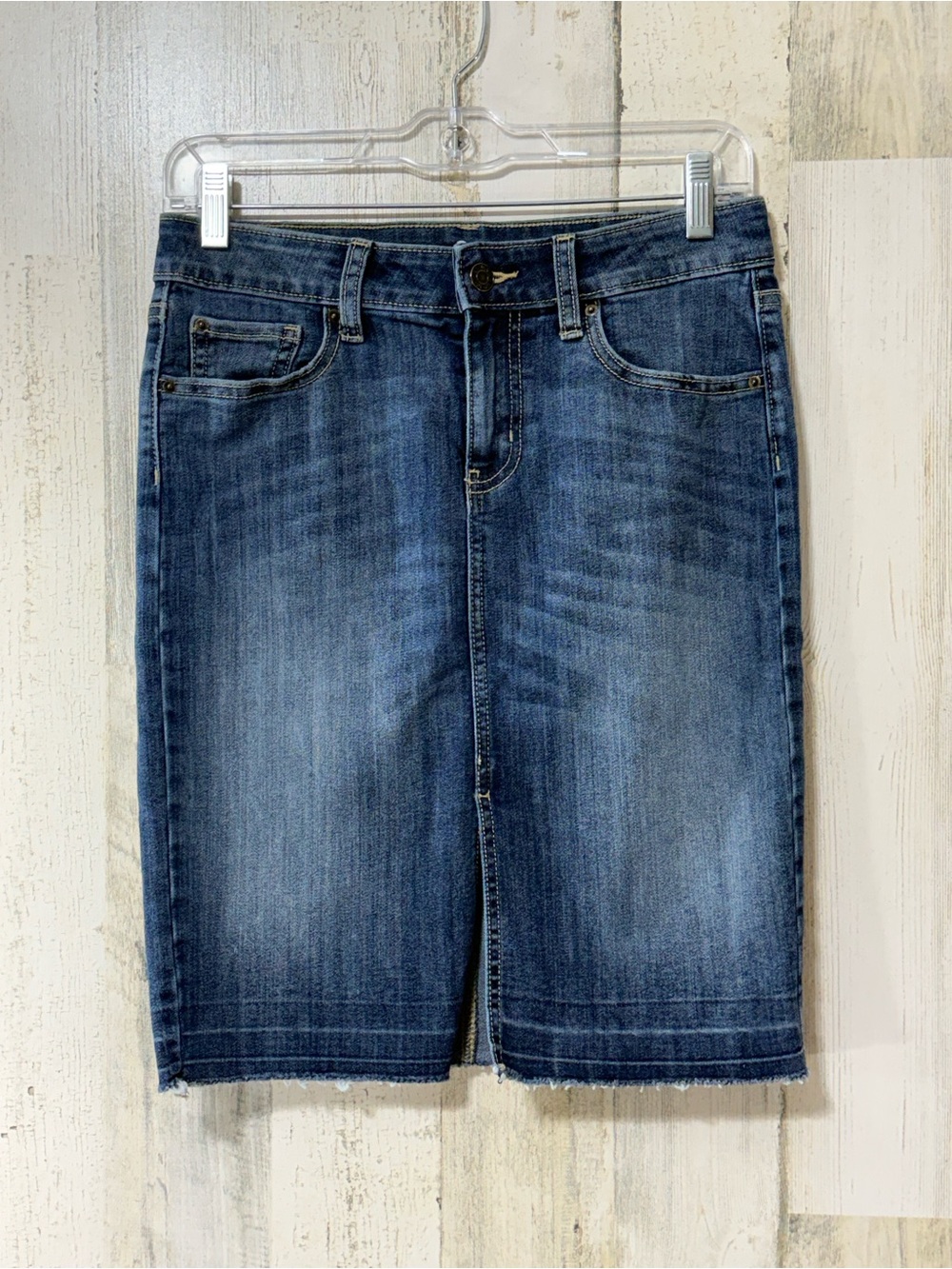 GAP Front Slit Denim Jean Skirt Pencil